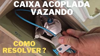 Como Consertar Caixa Acoplada Vazando diy façavocêmesmo [upl. by Atiragram]