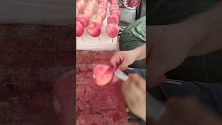 ⚡⚡ Fake Apples Making Process⚡⚡ shorts telugufoodie esangathulu streetfood foodie omelette [upl. by Nyladam]