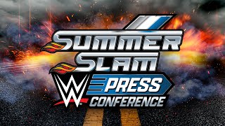 WWE SummerSlam Press Conference Aug 5 2023 [upl. by Ertemed]