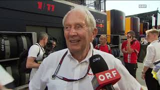 F1 2024 Ungarn GP Rennen Helmut Marko Interview [upl. by Ayela]