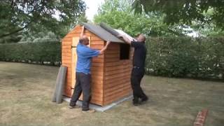 How To Felt A Wooden Shed Roof [upl. by Lightman]