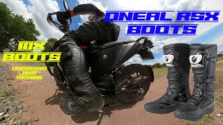 Oneal RSX Boots Unboxing and Review [upl. by Nosnek]