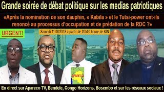 LIVE Grande soirée de débat politique sur les medias patriotiques Bendele Horizons amp Bosembo [upl. by Fachini]