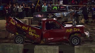 Mitchell Fair Demolition Derby 2024 Stock Trucks [upl. by Roxy]