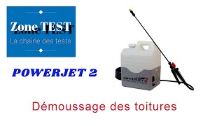 Démoussage et nettoyage des toitures avec POWERJET 2 [upl. by Anirat]