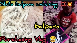 slate balpam unboxing 💢💥 video tamil slatepencil [upl. by Yemarej573]