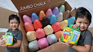 Crayola JUMBO WASHABLE CHALK  e181 [upl. by Attirb951]