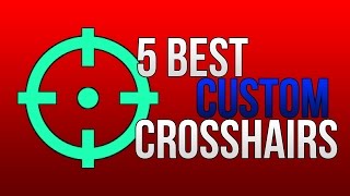 5 BEST CUSTOM CROSSHAIRS FOR CSGO [upl. by Adaynek]