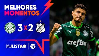 RONY FAZ GOLAÇO DA VITÓRIA DE COBERTURA E VEIGA CRAVA DUAS VEZES PALMEIRAS 3X2 INTER DE LIMEIRA [upl. by Man303]