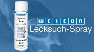 Auffinden von undichten Stellen  WEICON LecksuchSpray [upl. by Yetac949]