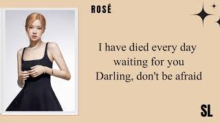 Rosé  A Thousand Years quotCoverquot Easy Lyrics [upl. by Chap]