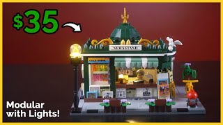 A LightUp Building Set for this cheap  Funwhole Newsstand Review [upl. by Ariaek]