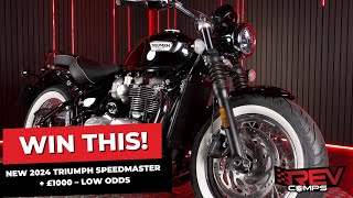 WIN THIS NEW 2024 TRIUMPH SPEEDMASTER  £1000 – LOW ODDS [upl. by Notneb]