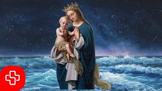 Gregorian christmas chant Ave Maris Stella Lyric video [upl. by Anneirda]