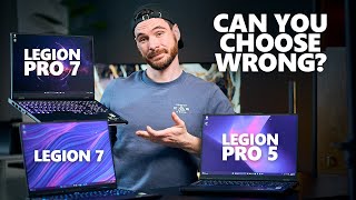 Lenovo Legion 7i Legio Pro 5 and Legion Pro 7 review  Which one to get in 2024 [upl. by Nnylav997]