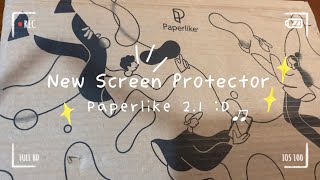 New Screen Protector Paperlike 21 [upl. by Maighdiln]