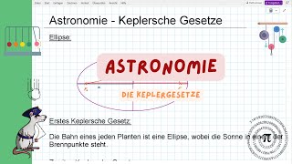 Astronomie  Keplersche Gesetze [upl. by Odnesor]