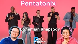 Pentatonix quotBohemian Rhapsodyquot  Cover Live  Couples Reaction [upl. by Hapte427]