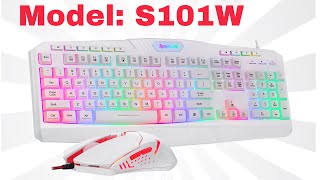 How to make your Redragon Keyboard change colors Model S101w Color White [upl. by Mcroberts]