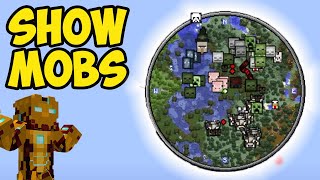 Xaeros Minimap 1213 HOW TO SHOW MOBS  Xaero Minimap Mob Icons  Xaero Minimap mod Mob Heads [upl. by Rezeile]