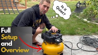 Full Setup and Overview of Dewalt 6 Gallon Air Compressor DWFP55126 [upl. by Licht685]