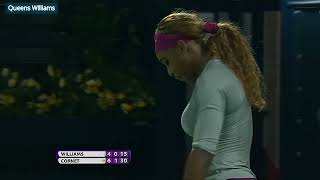 Alize Cornet v Serena Williams  Dubai 2014 SF Highlights [upl. by Iruyas155]