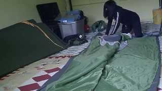 Coleman Montana 8 Tent  How To Fold It [upl. by Aryajay]