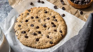 Huge Keto Air Fryer Cookie  Best Netflix Date Night Dessert [upl. by Shig]