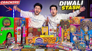 DIWALI STASH 2024 😍 CRAZY CRACKERS ₹200XX  CRACKER TESTING [upl. by Atnauq]