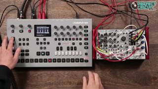 Elektron Analog Four MKII With A Tiny Modular Synth [upl. by Eloken]