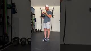 Kettlebell Reverse Grip Overhand Bicep Curls [upl. by Aicnorev]