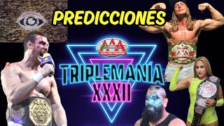 Predicciones TRIPLEMANIA 32 CDMX ¿Qué podemos esperar 👁️ [upl. by Annairol527]