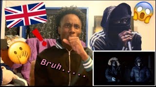 AMERICAN REACTS TO ZONE 2  DEAD KARMA X TRIZZAC UK DRILL  HE DID NOT SAY THAT [upl. by Siekram]