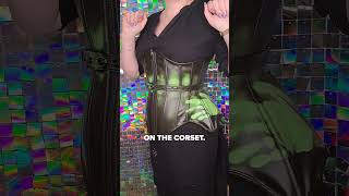 Custom colorchanging corset for shego cosplay [upl. by Kostival]