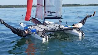 Superstar Nacra 15 Double Handstand [upl. by Bow]