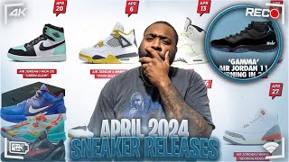 JORDAN 11 GAMMAS AGAIN GET THEM WALLETS READY JORDANNIKE APRIL SNEAKER RELEASES [upl. by Anayt592]