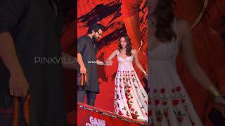 Ram Charan SWEETLY Helps CoStar Kiara Advani During GAME CHANGER Event 🥹  shorts trending [upl. by Enyrehtac743]