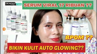 BIOAQUA ESSENCE SERUM REVIEW BIOAQUA SERUM ESSENCE NIACINAMIDEACNE CAREHYALURONIC ACID [upl. by Ettezzus]