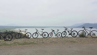 Cycling along the Tarbela Lake [upl. by Ahsikcin]