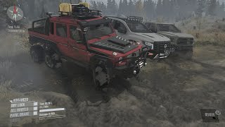 Spintires MudRunner  6x6 G WAGON [upl. by Ramirolg]