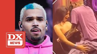 CHRIS BROWN Lap Dance Causes Man To BREAK UP With Girlfriend 😳 [upl. by Milton971]