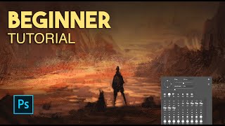 Learn to Paint in 5 minutes  Digital Painting Photoshop Tutorial Beginner [upl. by Maressa595]