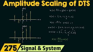 Operations on DTS Amplitude Scaling amp Amplitude Reversal [upl. by Zanlog]