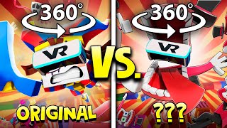 360º VR Wacky World Original VS something isnt right 🎵 The Amazing Digital Circus Music Video [upl. by Ecnedurp108]