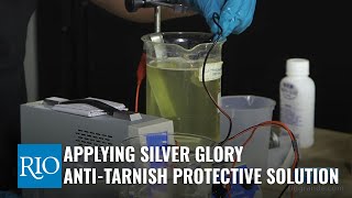 Applying Silver Glory AntiTarnish Protective Solution [upl. by Heilner]