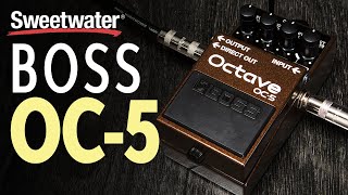 BOSS OC5 Octave Pedal Demo [upl. by Akihsar]