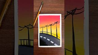 Poster colour 🎨 painting 🥰😱 art painting drawing trending trend viral easyart shorts [upl. by Lienad]