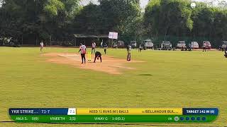 Live Cricket Match  BELLANDUR BULLS XI vs YKR STRIKERS  25Dec23 0123 PM 8 overs  KPL SEASON 4 [upl. by Efal]