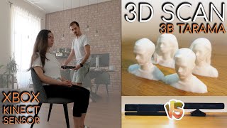 3 Boyutlu Tarama amp Yazdırma  3D Scan With Xbox Kinect 360 Sensor and 3D Print [upl. by Agace]