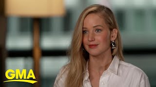 Jennifer Lawrence talks new film No Hard Feelings l GMA [upl. by Shipley]